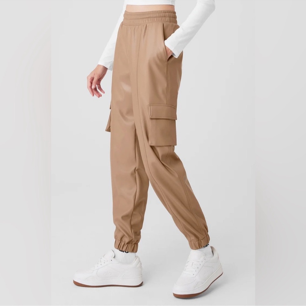 Alo Yoga Faux Leather Power Hour Jogger
